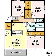 物件の間取り