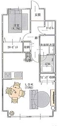 シャトー日東Ｃ 2階/203