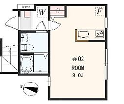 アザーレ・パッシオ大口B 2階