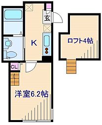 ハーミットクラブハウス大口IIIB 2階