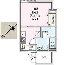 ウィステリア菊名 1階/102