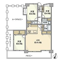 コスモ武蔵新城グレイスコート 6階/601