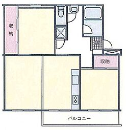 宮向団地3−4号棟 5階