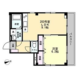 フォレストヒルズ 2階/203
