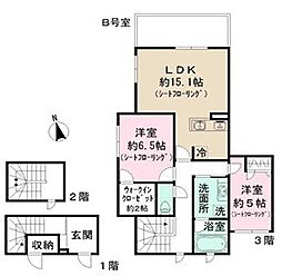 リバーサイドO.M 3階/B