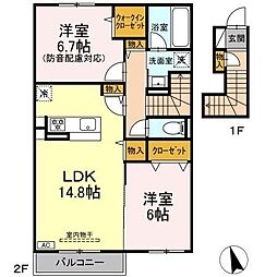 アヴァンセ横浜小机 2階
