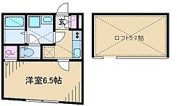 Ailed'Argent 1Kの間取図画像