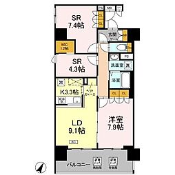 リーラ横浜川和町 12SLDKの間取図画像