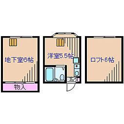 プラザUSA菊名 1SKの間取図画像