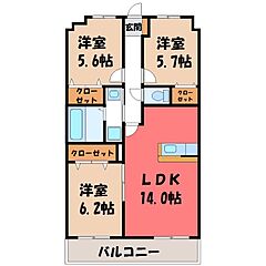 物件の間取り