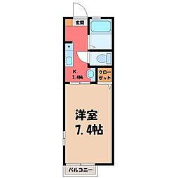 東武宇都宮駅 4.5万円