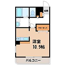 ヴィラ・シャングリラ  ｜ 栃木県宇都宮市鶴田町（賃貸マンション1R・1階・32.87㎡） その2