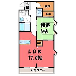間取図画像 1SLDK