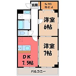 アニヴェルセル 2階/-