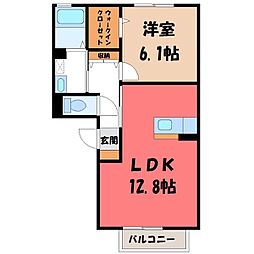 間取図画像 1LDK