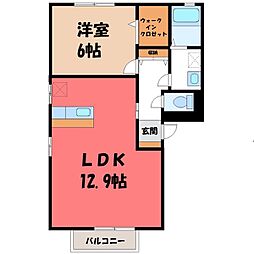 間取図画像 1LDK