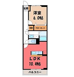 間取図画像 1LDK