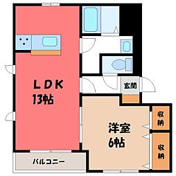 間取図画像 1LDK