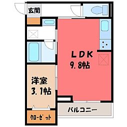 間取図画像 1LDK