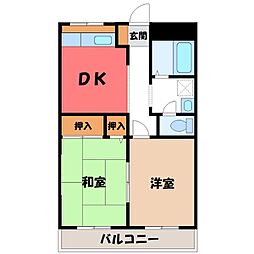 ハイツウエストタウン 2階