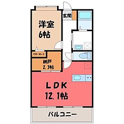 間取図画像 1SLDK