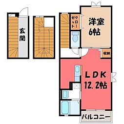 間取図画像 1LDK