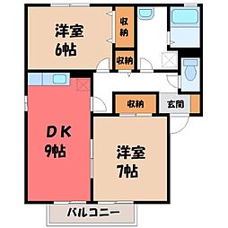 間取図画像 2DK
