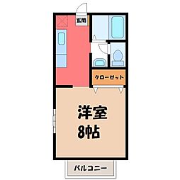 間取図画像 1K
