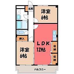 東武宇都宮線 江曽島駅 徒歩15分