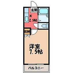 コーポアムール 2階