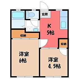 JR東北本線 宇都宮駅 バス24分 中丸公園前下車 徒歩4分