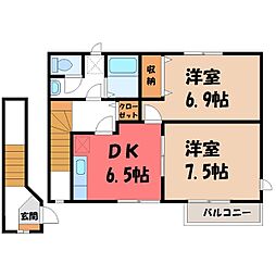 シャン・ド・フルール 2階/-