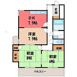 東武宇都宮線 南宇都宮駅 徒歩26分