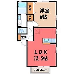 JR東北本線 宇都宮駅 バス23分 文化会館西口下車 徒歩4分 1階/-