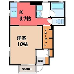 JR東北新幹線 宇都宮駅 バス28分 中島下車 徒歩8分 1階/-
