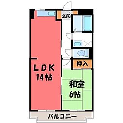 東武宇都宮線 東武宇都宮駅 4.9km 3階/-