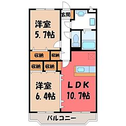駒場コーポ II 1階/-