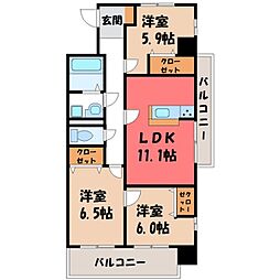 宇都宮芳賀ライトレール線 駅東公園前駅 徒歩22分