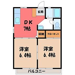 JR東北本線 岡本駅 徒歩35分 2階/-
