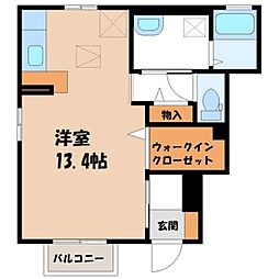 東武宇都宮線 東武宇都宮駅 4.1km 1階/-