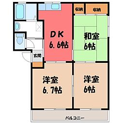JR東北本線 宇都宮駅 バス23分 簗瀬金堀下車 徒歩5分