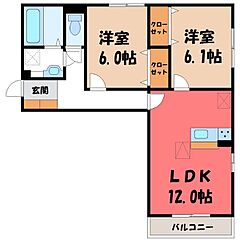 物件の間取り