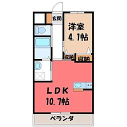 宇都宮芳賀ライトレール線 峰駅 徒歩11分 2階/-