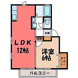 宇都宮芳賀ライトレール線 東宿郷駅 徒歩10分 2階/-