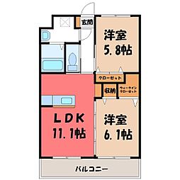 東武宇都宮線 南宇都宮駅 徒歩27分