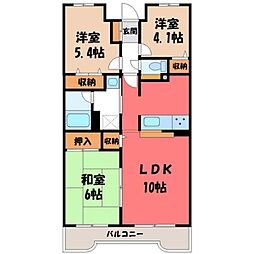 グランドアーバン 3LDKの間取図画像