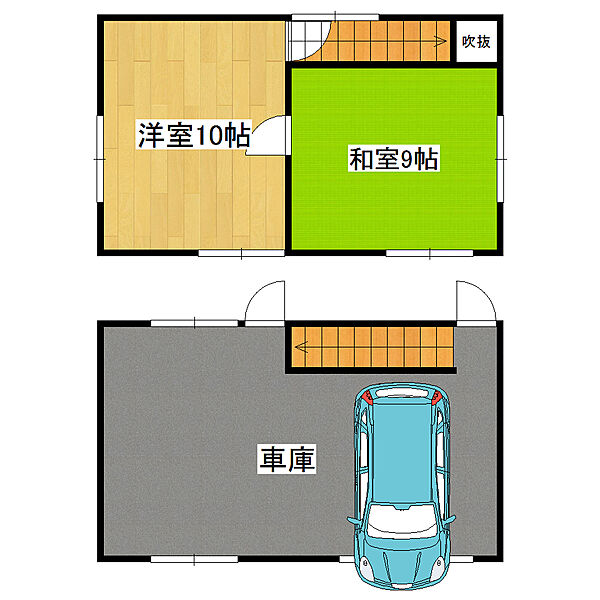 敷地南側に倉庫棟あり：使用できます