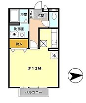 グレイスフル土山東 202 ｜ 兵庫県姫路市土山2丁目（賃貸アパート1R・2階・33.39㎡） その2