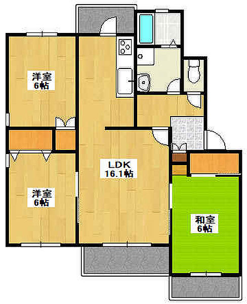 同じ建物の物件間取り写真 - ID:228048939463