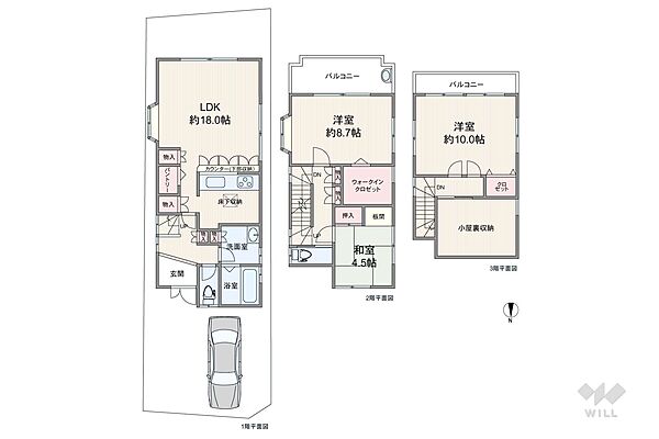 間取り：327001540555